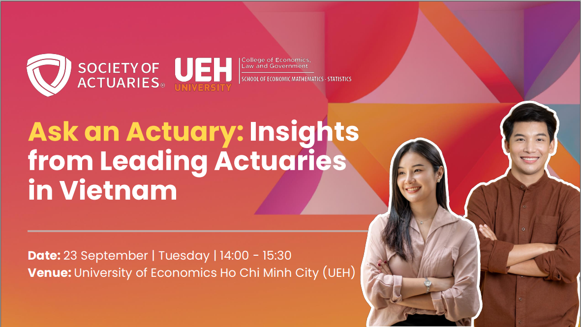 Thư mời tham dự sự kiện Ask an Actuary: Insights from Leading Actuaries in Vietnam
