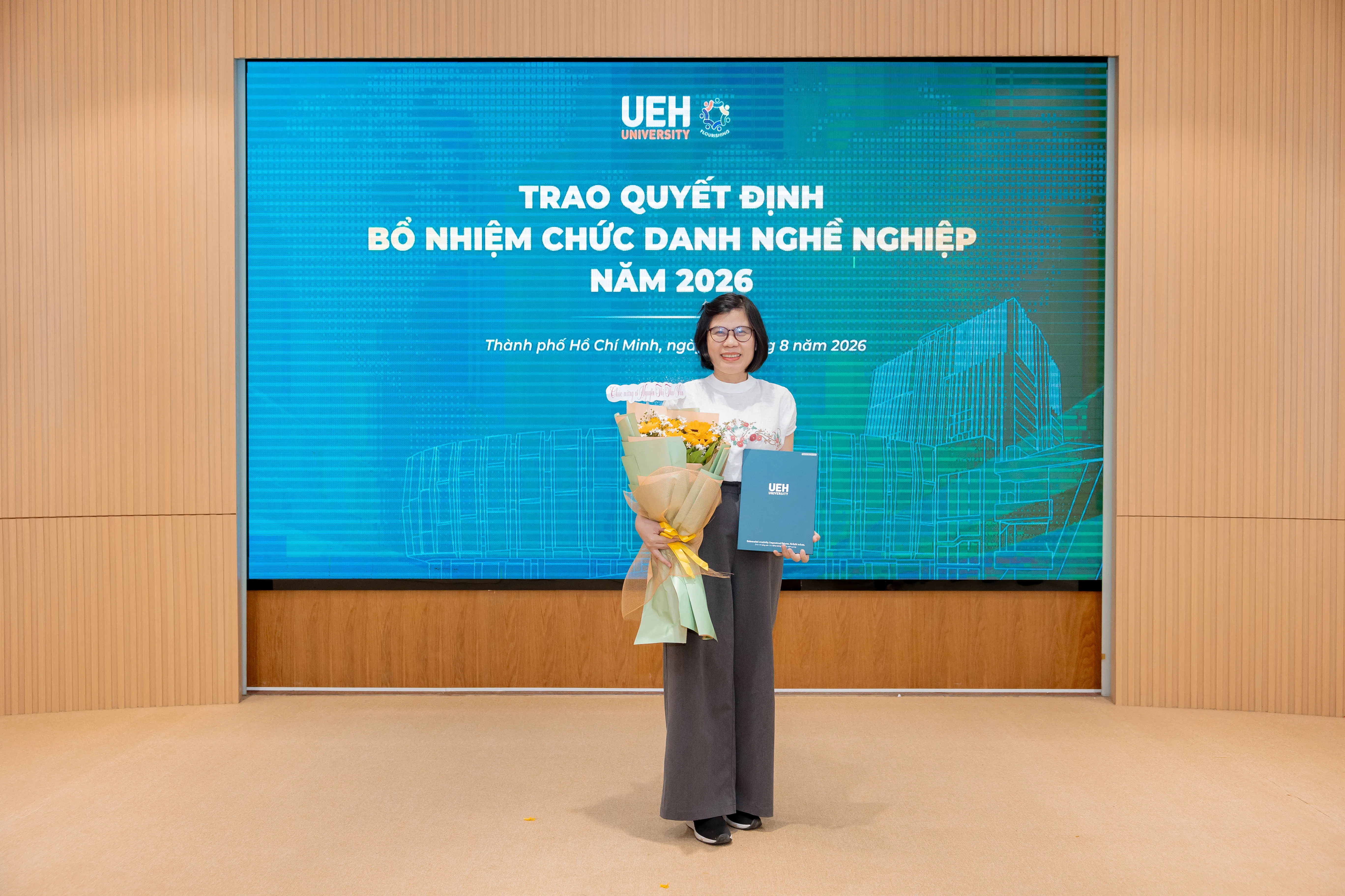 Chúc mừng TS. Nguyễn Thị Thu Vân được bổ nhiệm chức danh nghề nghiệp Giảng viên chính