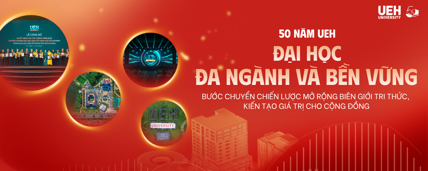 [UEH 50 năm] Đại học đa ngành và bền vững: Bước chuyển chiến lược mở rộng biên giới tri thức, kiến tạo giá trị cho cộng đồng