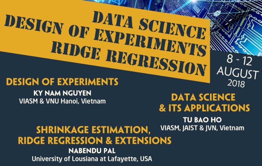"The 4th Workshop on Statistical Modeling and Applications", August 8th - 12th 2018