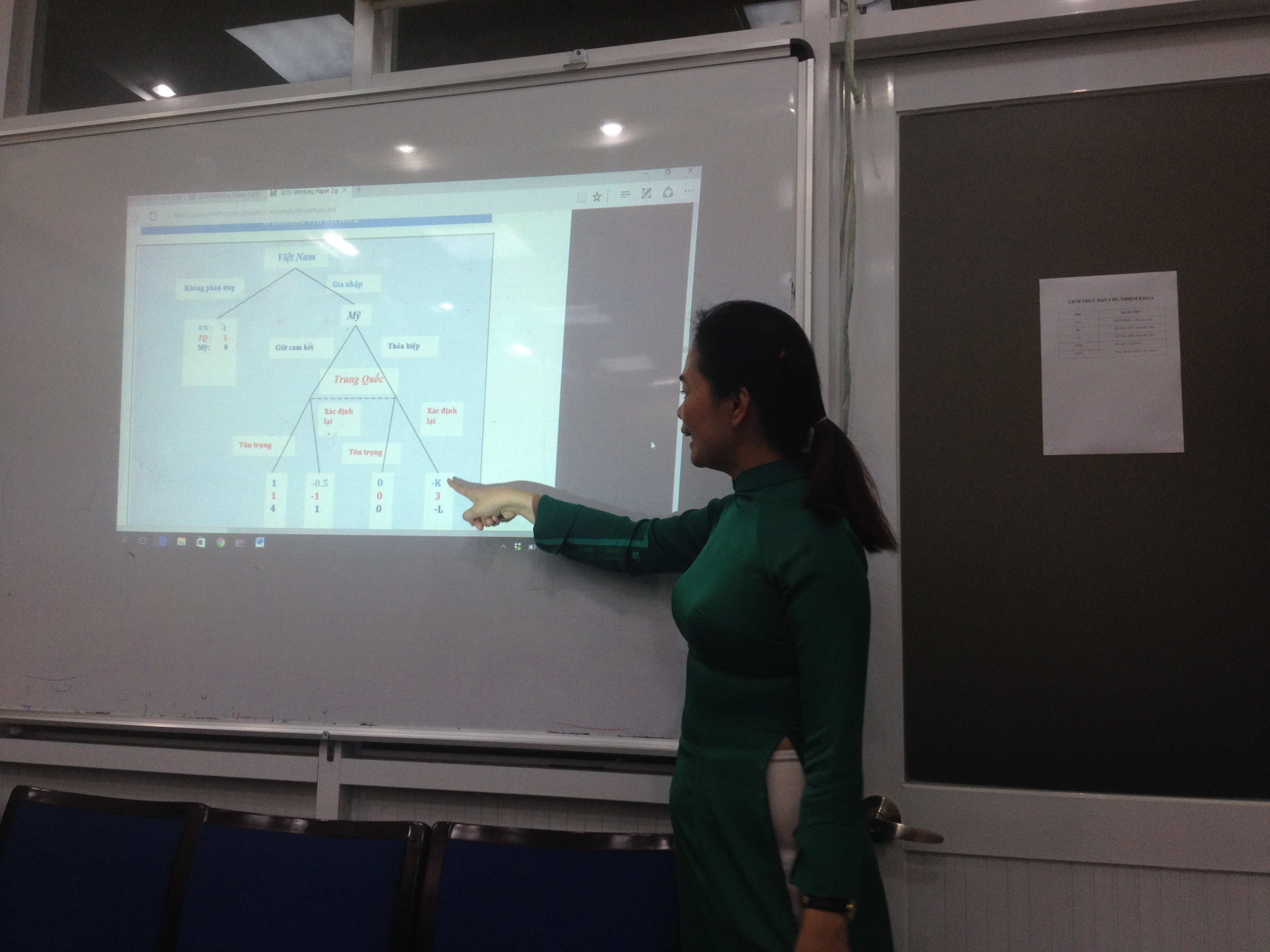 SINH HOẠT KHOA HỌC KHOA TOÁN - THỐNG KÊ - ngày 23/05/2017 : chủ đề "Lý thuyết trò chơi và một số  ứng dụng trong doanh nghiệp"